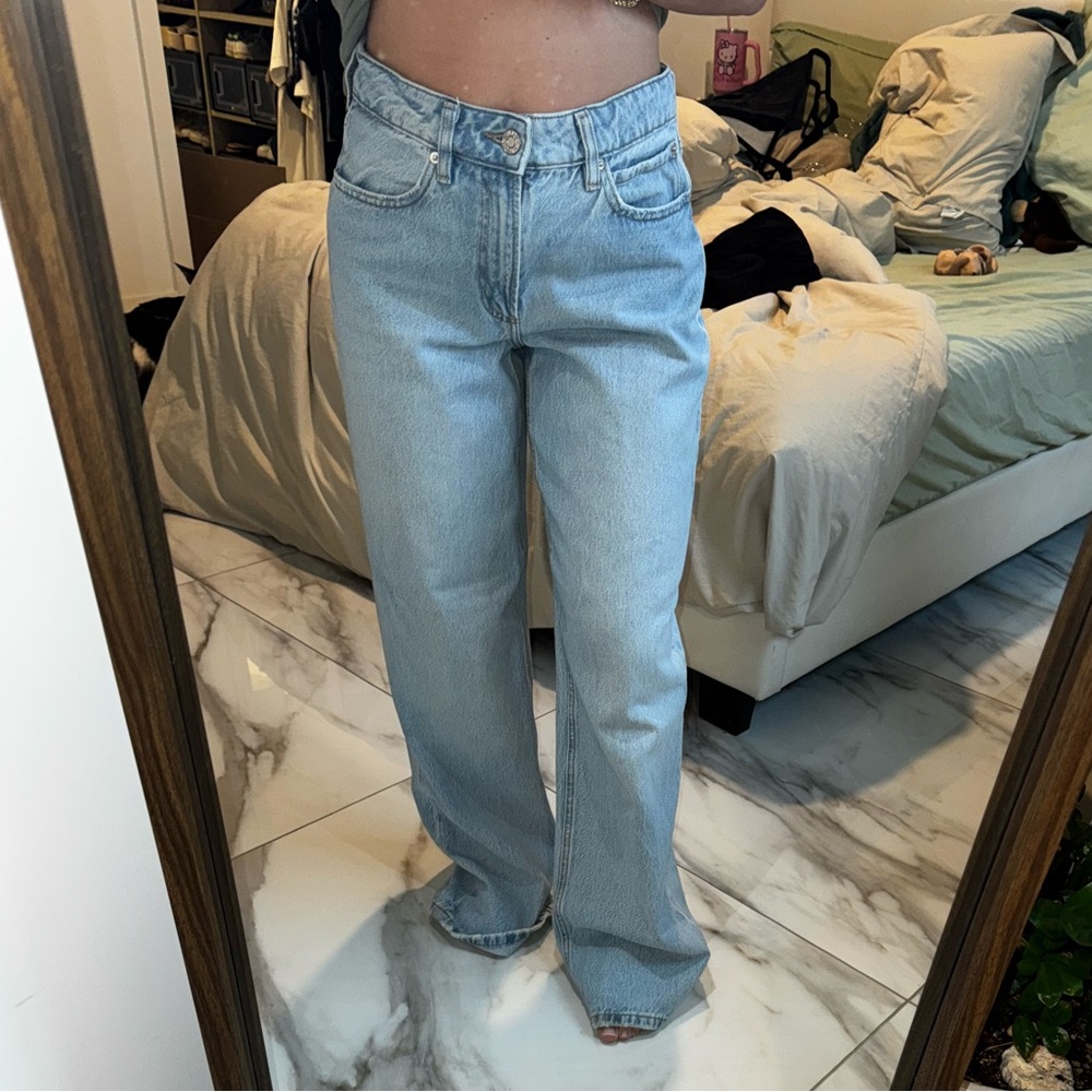 Garage Denim Wide Leg Jeans